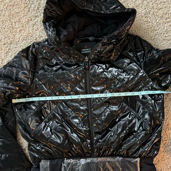 Perfect Moment Brooke Ski Suit Black Quilted NWT XL Waterproof - Picture 9 of 12